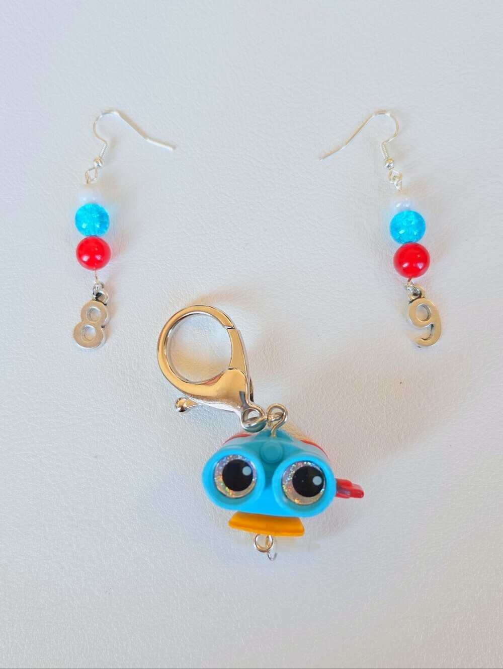 Toy Story Key Chain & Matching Earrings